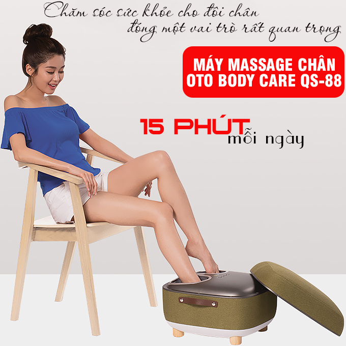   Máy massage chân QSeat OTO QS-88 (màu xanh)